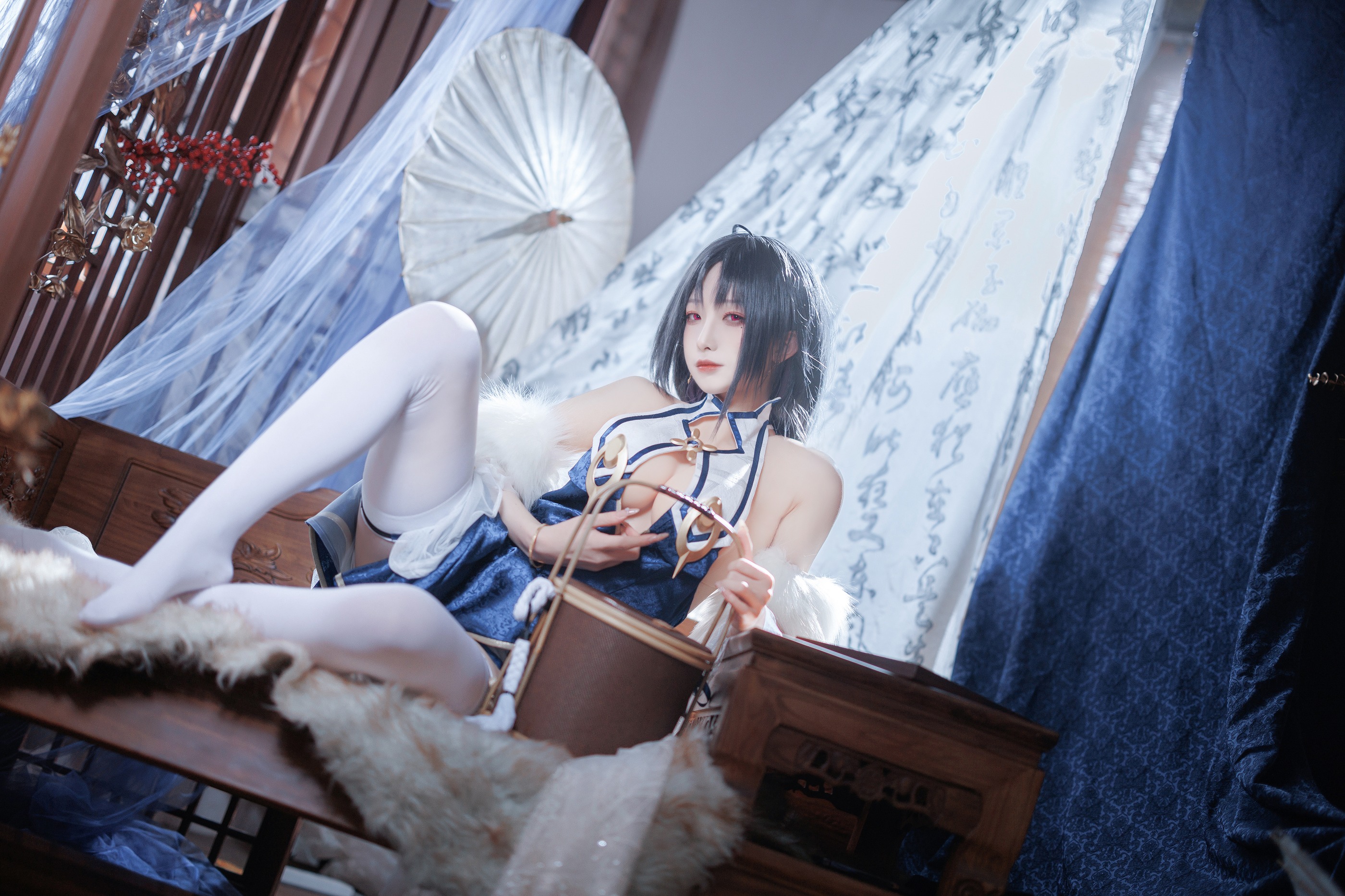 图片[1]-封疆疆v – NO.031 定安旗袍[37P]-XikXak